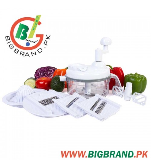 Kitchen Star Multi-functional Chef Food Chopper with Accessories